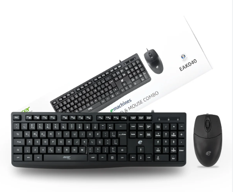 Acer EAK040 Wired Keyboard Mouse - Black