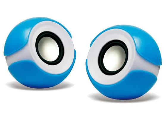 02 MINI USB Desktop PC Speaker - Blue