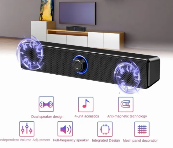 05 MINI Bluetooth Sound Bar Stereo
