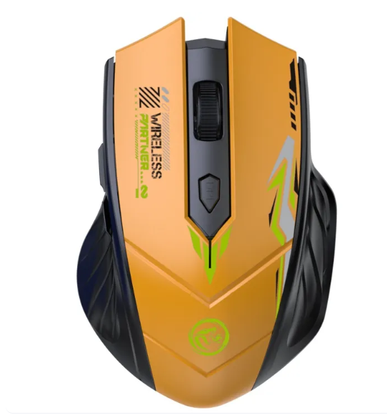 17 Wireless mouse Gaming mouse Silent Click - Orange